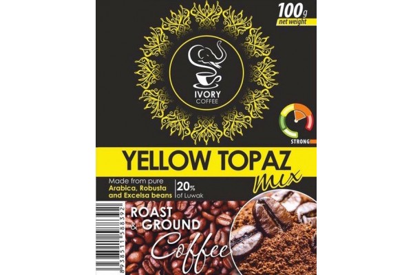 YELLOW TOPAZ MIX, молотый кофе (500 гр.)