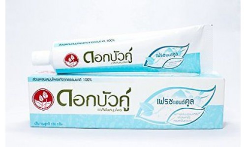 Тайская зубная паста Twin Lotus Herbal Fresh Cool