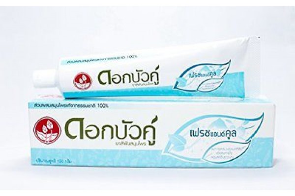 Тайская зубная паста Twin Lotus Herbal Fresh Cool
