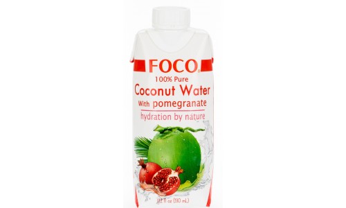 Кокосовая вода FOCO c соком граната