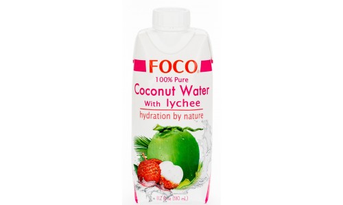 Кокосовая вода FOCO c соком личи