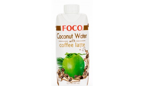 Кокосовая вода FOCO c кофе латте