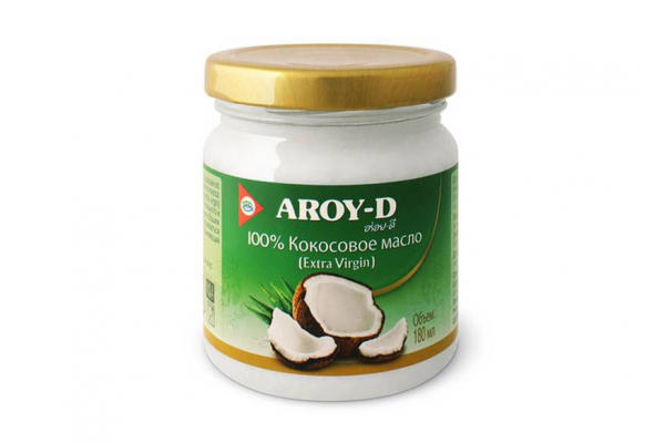 Кокосовое масло  Aroy-D, 180 мл, Таиланд