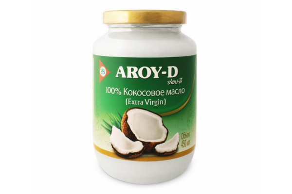 Кокосовое масло Aroy-D, 450 мл, Таиланд
